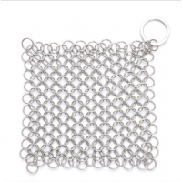 316 stainless steel brush pot net washing pot chain household wire tennis wire clean wire net 1 piece artifact kitchen